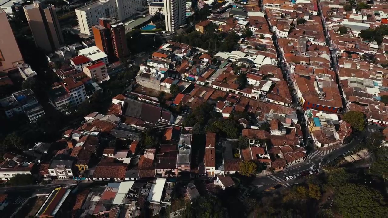 Vista aérea de la ciudad de Cali